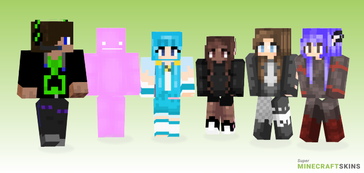 Account Minecraft Skins - Best Free Minecraft skins for Girls and Boys