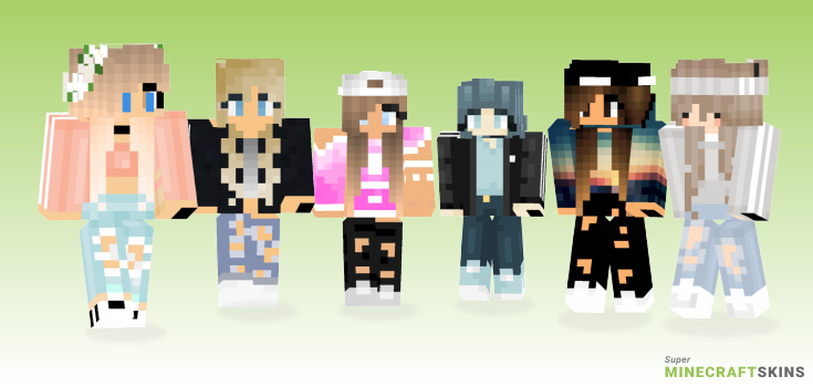 Adidas girl Minecraft Skins - Best Free Minecraft skins for Girls and Boys