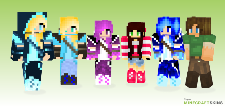 Adventure girl Minecraft Skins - Best Free Minecraft skins for Girls and Boys