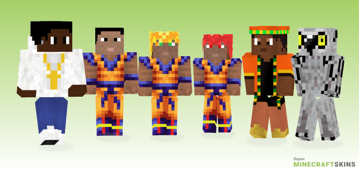 African Minecraft Skins - Best Free Minecraft skins for Girls and Boys