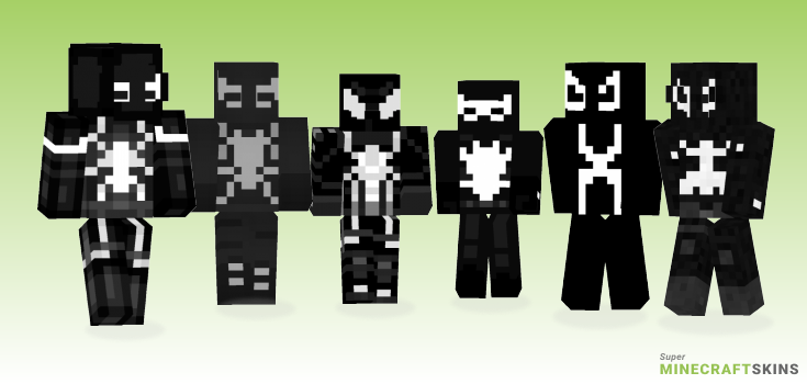 Agent venom Minecraft Skins - Best Free Minecraft skins for Girls and Boys