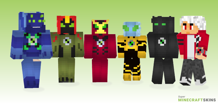 Alien force Minecraft Skins - Best Free Minecraft skins for Girls and Boys