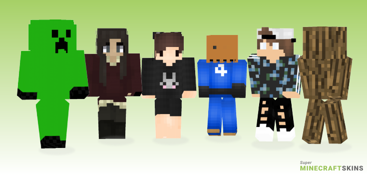 Amazing Minecraft Skins - Best Free Minecraft skins for Girls and Boys