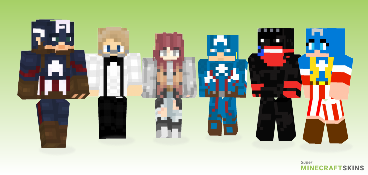 America Minecraft Skins - Best Free Minecraft skins for Girls and Boys