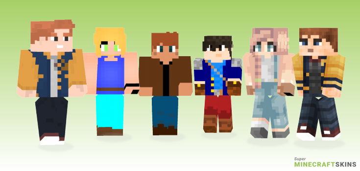 Andrews Minecraft Skins - Best Free Minecraft skins for Girls and Boys