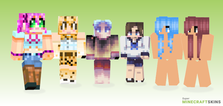 Animu Minecraft Skins - Best Free Minecraft skins for Girls and Boys