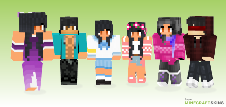 Aphmau Minecraft Skins - Best Free Minecraft skins for Girls and Boys