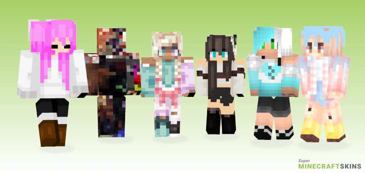 April Minecraft Skins - Best Free Minecraft skins for Girls and Boys