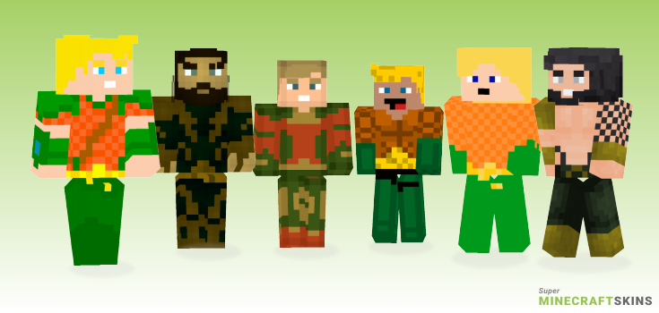 Aquaman Minecraft Skins - Best Free Minecraft skins for Girls and Boys