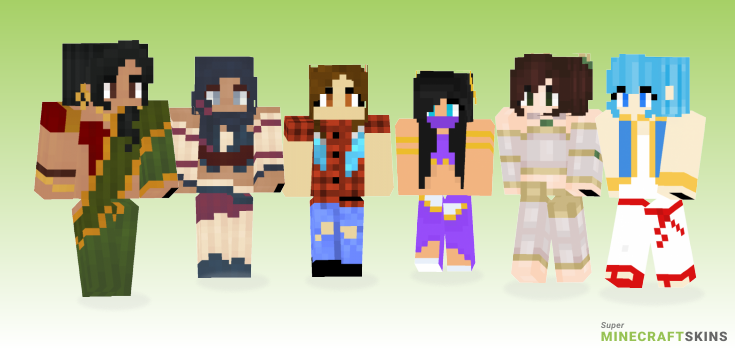 Arabian Minecraft Skins - Best Free Minecraft skins for Girls and Boys
