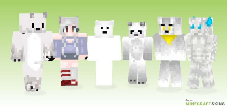 Arctic fox Minecraft Skins - Best Free Minecraft skins for Girls and Boys