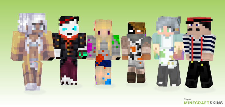 Artist Minecraft Skins - Best Free Minecraft skins for Girls and Boys
