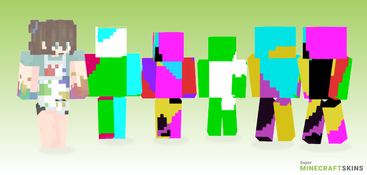 Artistic Minecraft Skins - Best Free Minecraft skins for Girls and Boys
