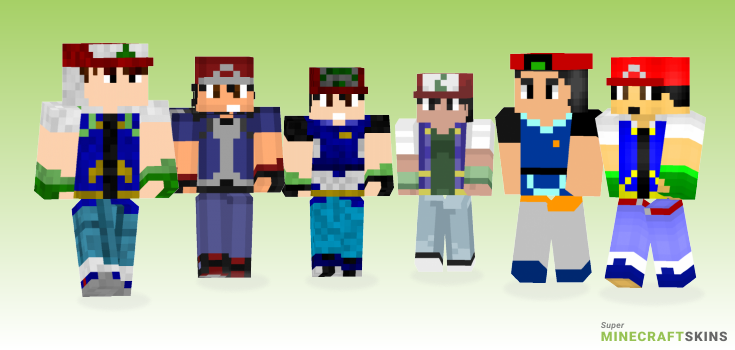 Ash ketchum Minecraft Skins - Best Free Minecraft skins for Girls and Boys