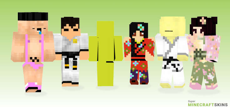 Asian Minecraft Skins - Best Free Minecraft skins for Girls and Boys