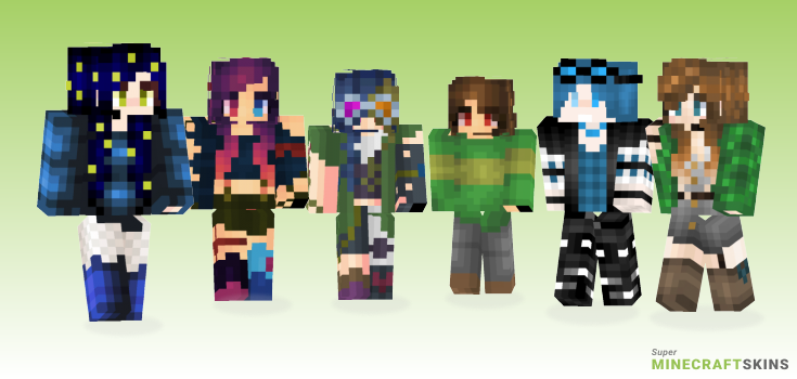 Asiryne Minecraft Skins - Best Free Minecraft skins for Girls and Boys