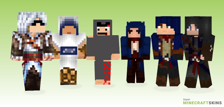 Assassins creed Minecraft Skins - Best Free Minecraft skins for Girls and Boys