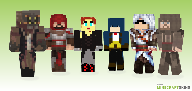 Assassins Minecraft Skins - Best Free Minecraft skins for Girls and Boys