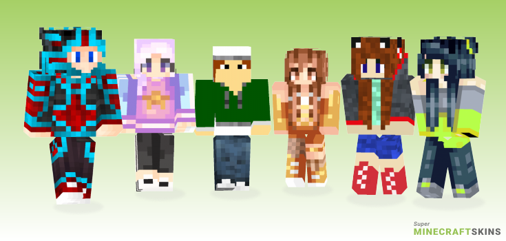 Atomic Minecraft Skins - Best Free Minecraft skins for Girls and Boys