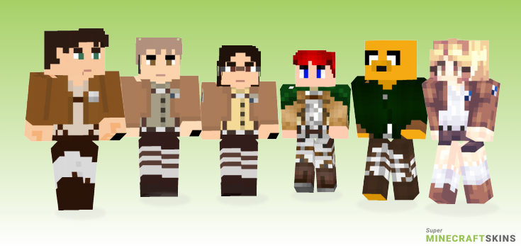 Attack Minecraft Skins - Best Free Minecraft skins for Girls and Boys