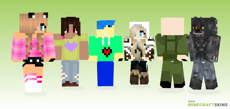 Attempt Minecraft Skins - Best Free Minecraft skins for Girls and Boys