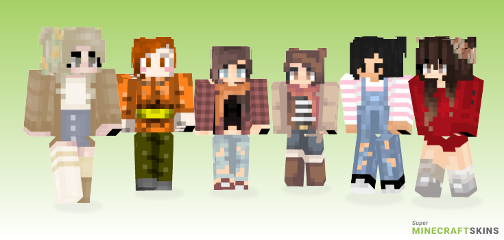 Autumn Minecraft Skins - Best Free Minecraft skins for Girls and Boys