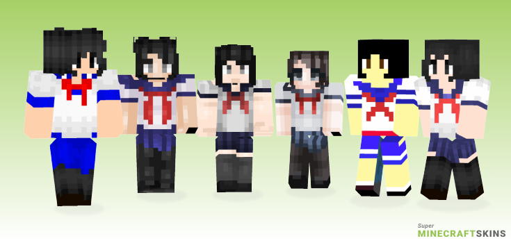 Ayano Minecraft Skins - Best Free Minecraft skins for Girls and Boys