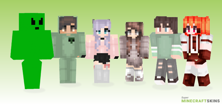 Ayy Minecraft Skins - Best Free Minecraft skins for Girls and Boys