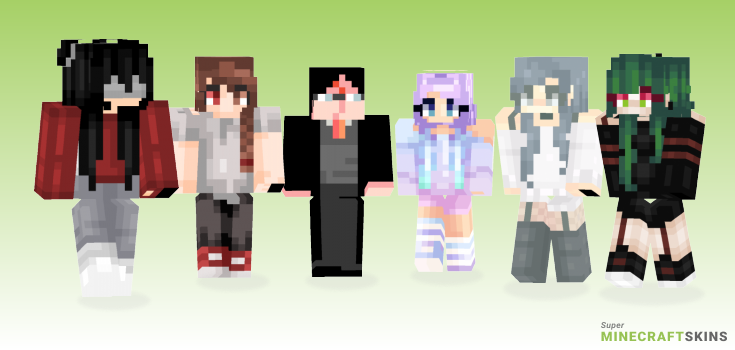 Back again Minecraft Skins - Best Free Minecraft skins for Girls and Boys