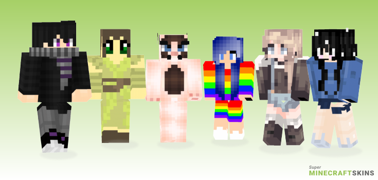 Bae Minecraft Skins - Best Free Minecraft skins for Girls and Boys