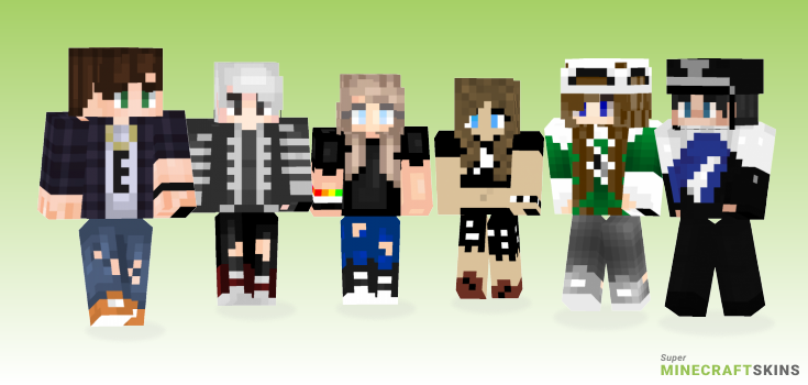 Band Minecraft Skins - Best Free Minecraft skins for Girls and Boys