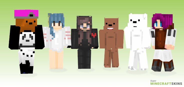 Bare Minecraft Skins - Best Free Minecraft skins for Girls and Boys