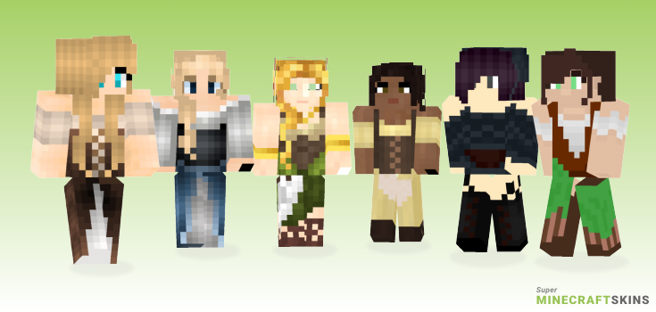 Barmaid Minecraft Skins - Best Free Minecraft skins for Girls and Boys