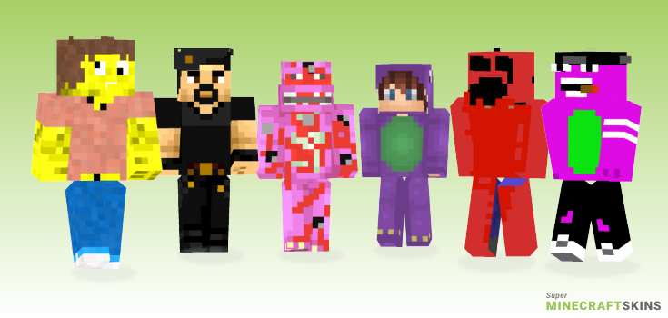 Barney Minecraft Skins - Best Free Minecraft skins for Girls and Boys
