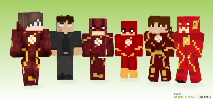 Barry allen Minecraft Skins - Best Free Minecraft skins for Girls and Boys