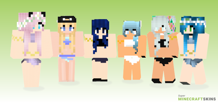 Bathing suit Minecraft Skins - Best Free Minecraft skins for Girls and Boys
