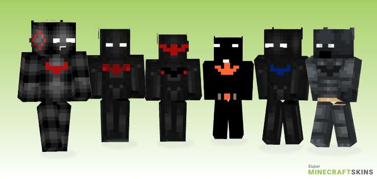 Batsuit Minecraft Skins - Best Free Minecraft skins for Girls and Boys