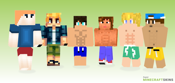 Beach boy Minecraft Skins - Best Free Minecraft skins for Girls and Boys
