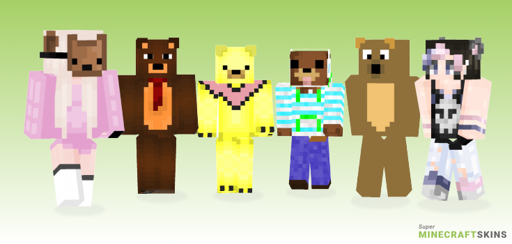 Bear Minecraft Skins - Best Free Minecraft skins for Girls and Boys