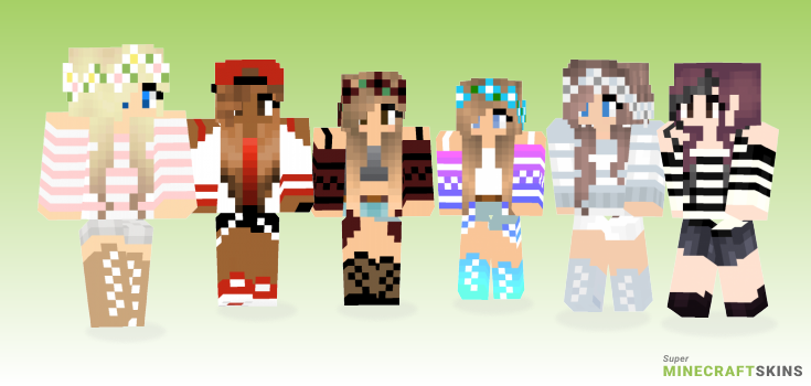 Beautiful girl Minecraft Skins - Best Free Minecraft skins for Girls and Boys