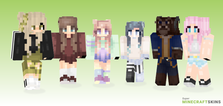 Beauty Minecraft Skins - Best Free Minecraft skins for Girls and Boys