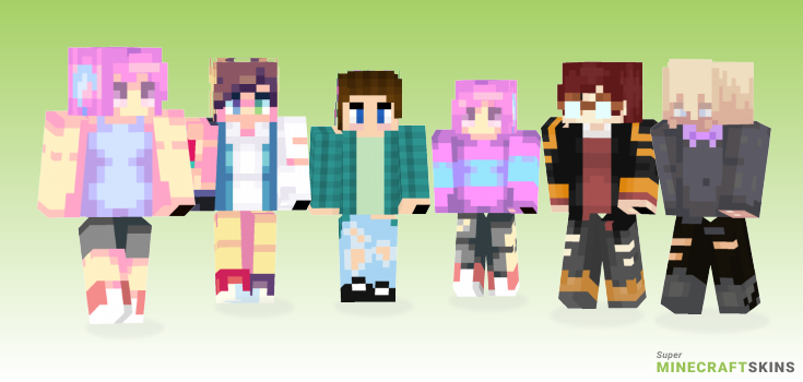 Beb Minecraft Skins - Best Free Minecraft skins for Girls and Boys