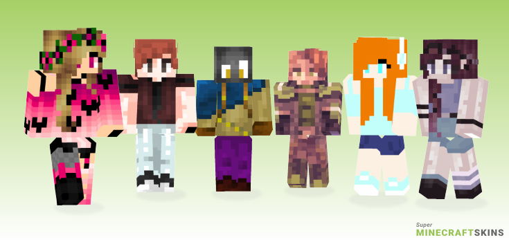 Because Minecraft Skins - Best Free Minecraft skins for Girls and Boys