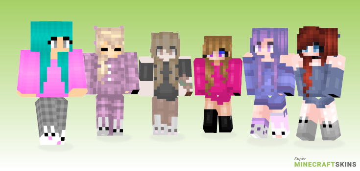 Bedtime Minecraft Skins - Best Free Minecraft skins for Girls and Boys