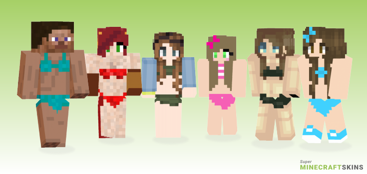 Bikini Minecraft Skins - Best Free Minecraft skins for Girls and Boys