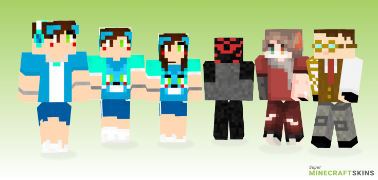 Bionic Minecraft Skins - Best Free Minecraft skins for Girls and Boys