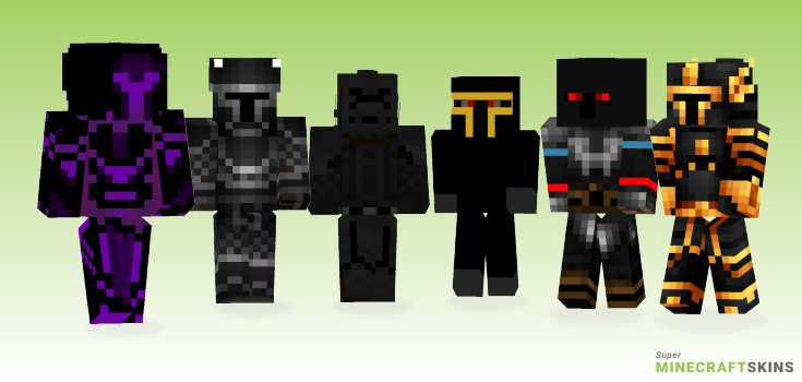 Black knight Minecraft Skins - Best Free Minecraft skins for Girls and Boys
