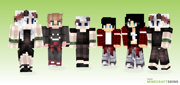 Black roses Minecraft Skins - Best Free Minecraft skins for Girls and Boys