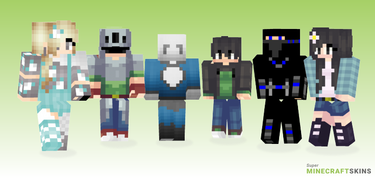 Blank Minecraft Skins - Best Free Minecraft skins for Girls and Boys
