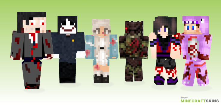 Bloody Minecraft Skins - Best Free Minecraft skins for Girls and Boys